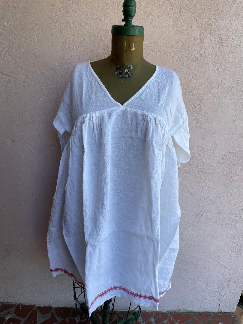 Meg By Design French Linen Tunic – The Frayed Knot